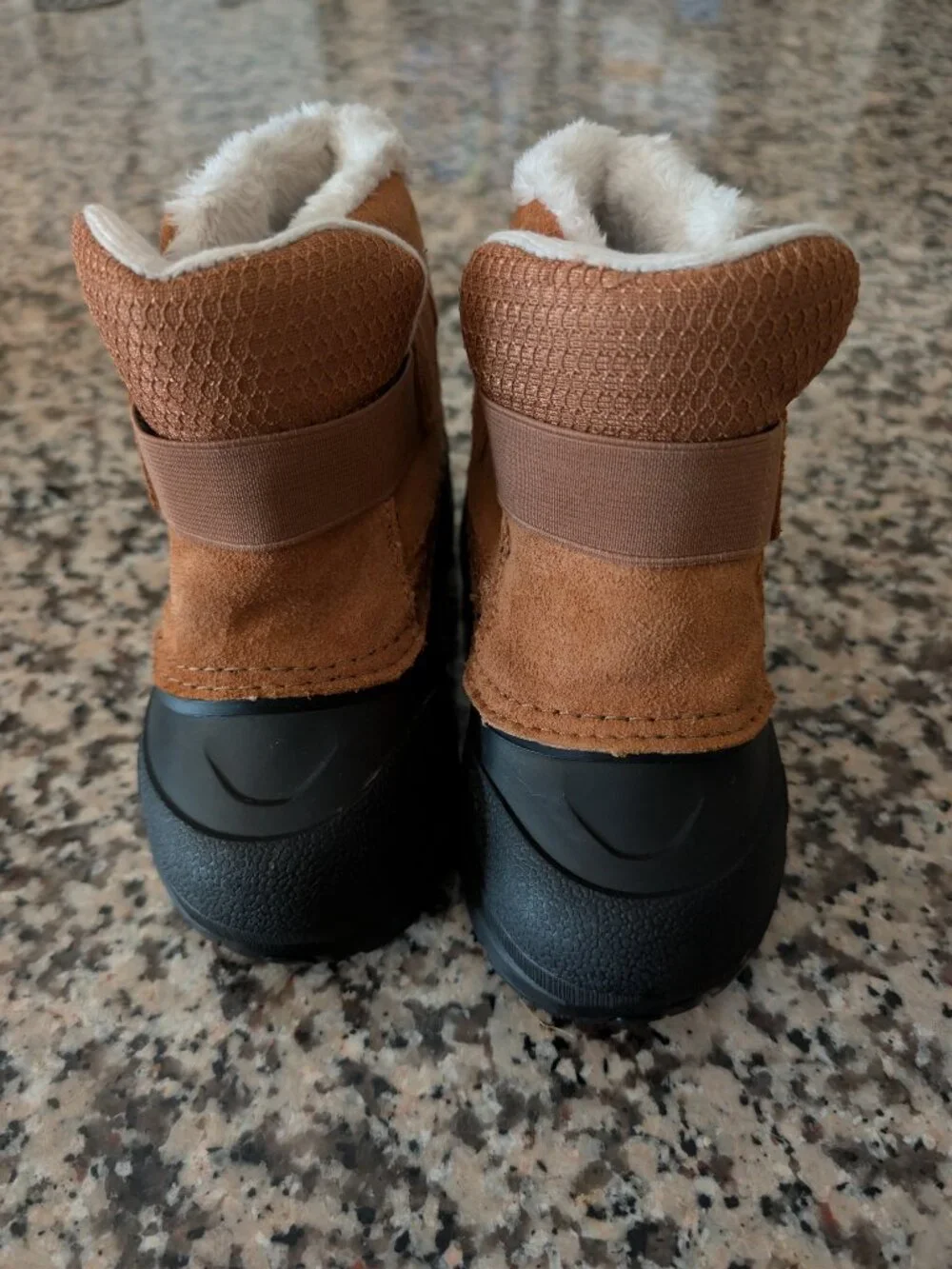 The North Face Kids Waterproof Winter Boots Brown Size 9